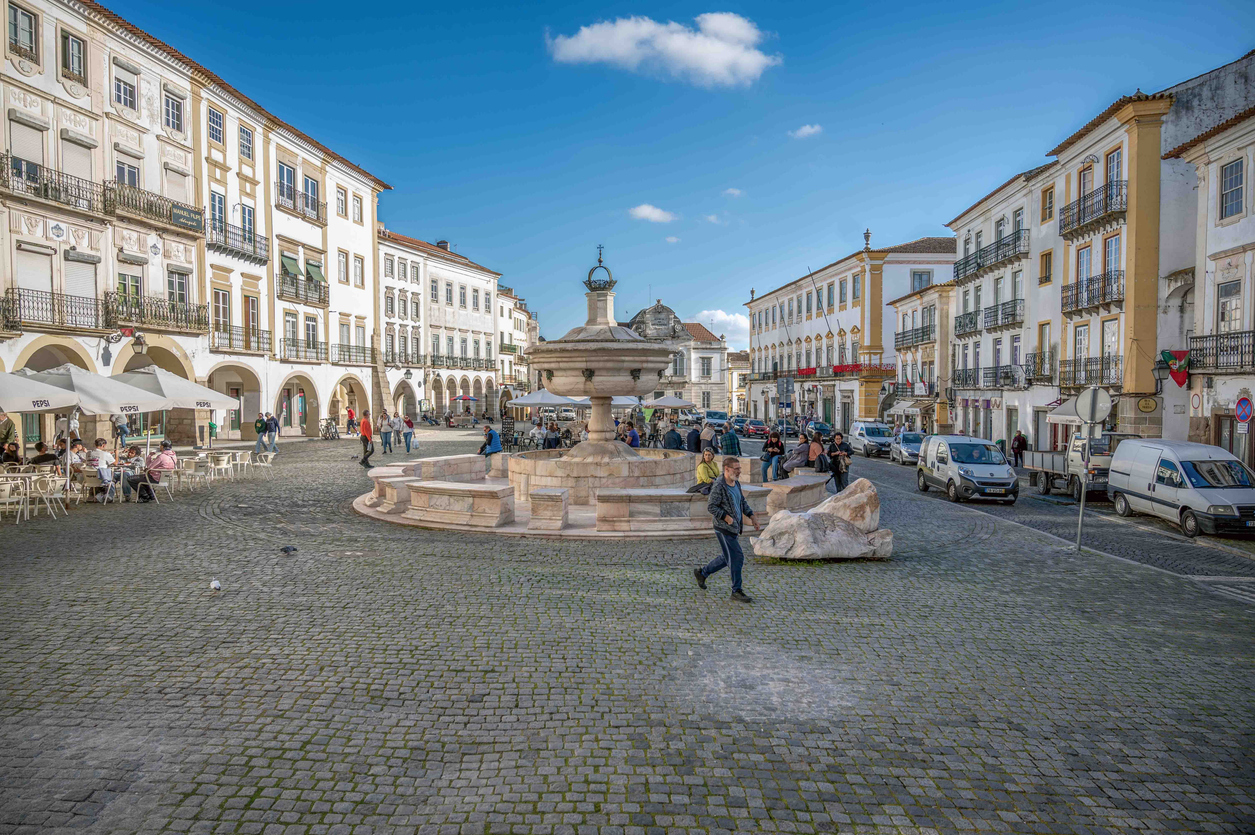 La Praça do Giraldo, en Évora. (iStock)