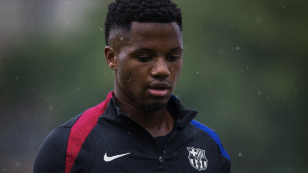 Ansu Fati, con el FC Barcelona