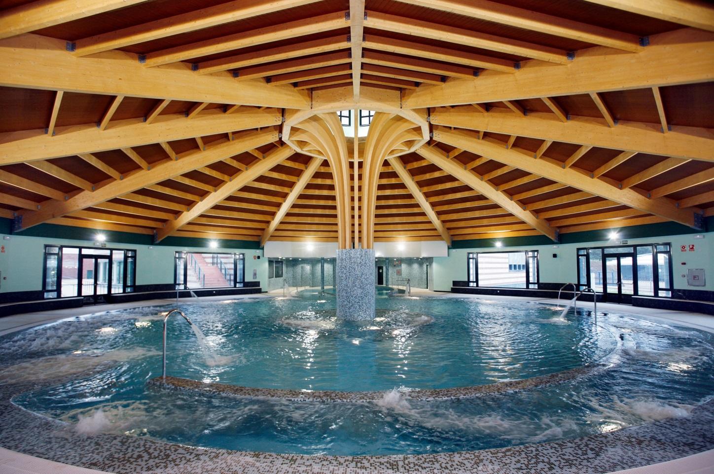 Foto: Imagen del balneario ubicado dentro de un hotel 'wellness' de Cantabria. (Castilla Termal)