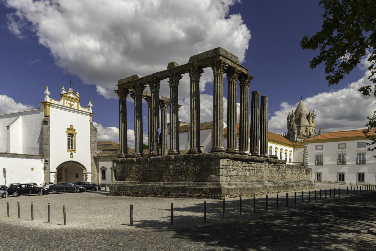 Templo a la diosa Diana, en Évora. (iStock)
