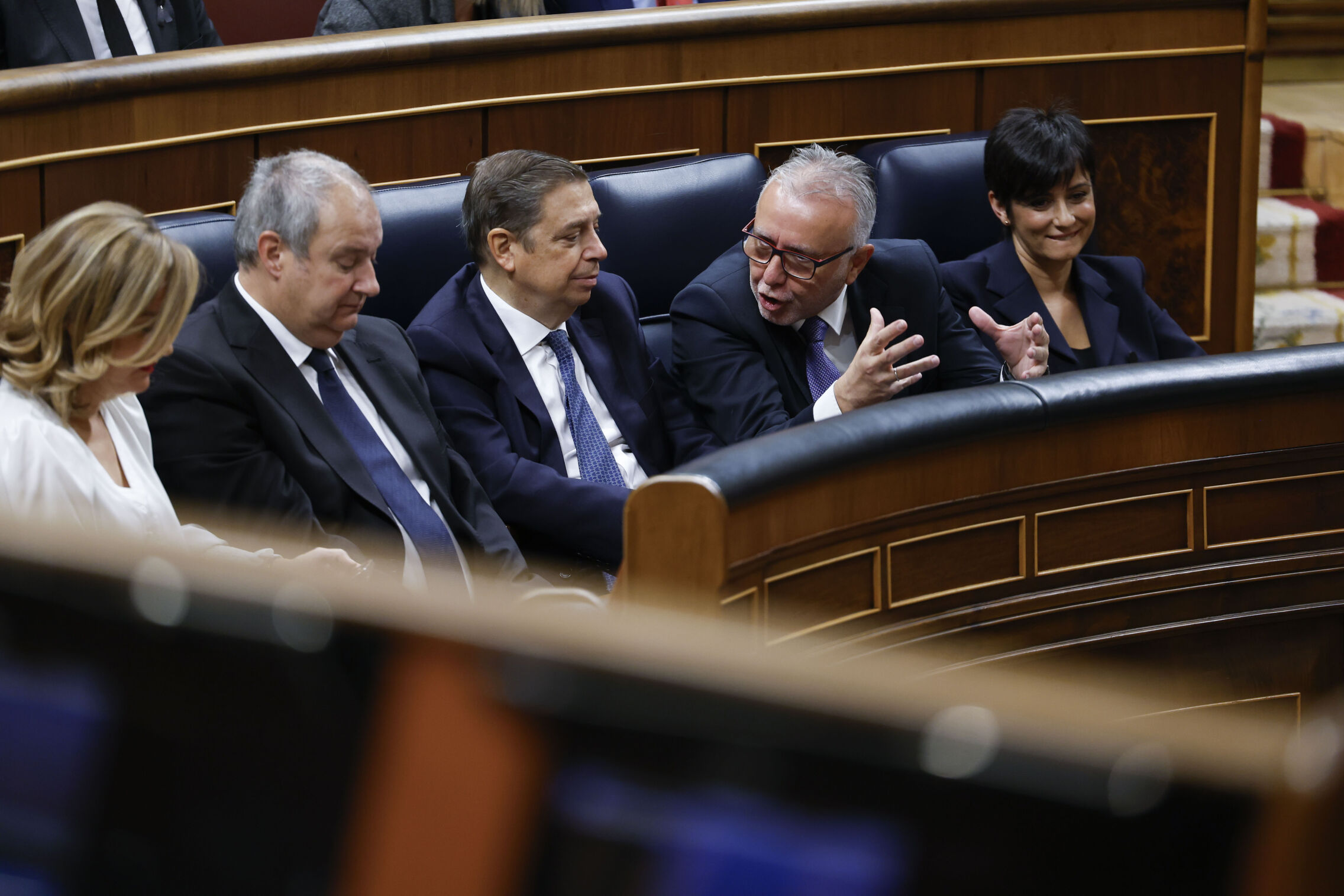 Foto: Algunos ministros en el Congreso. (EFE/Javier Lizón)