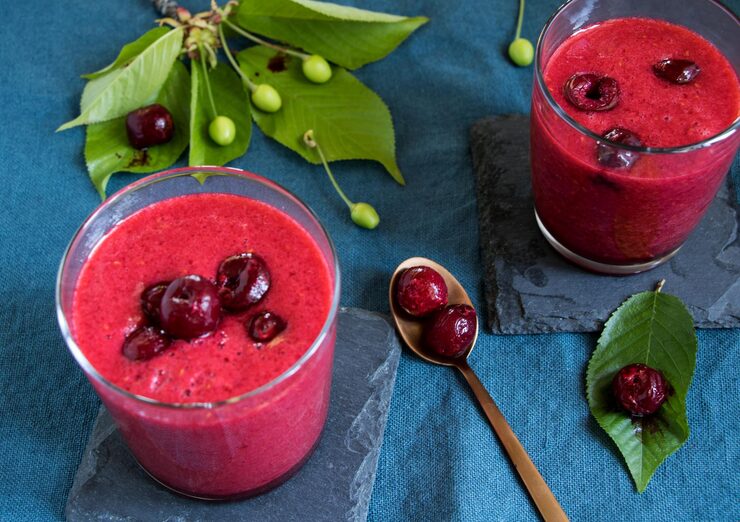 Gazpacho de cerezas