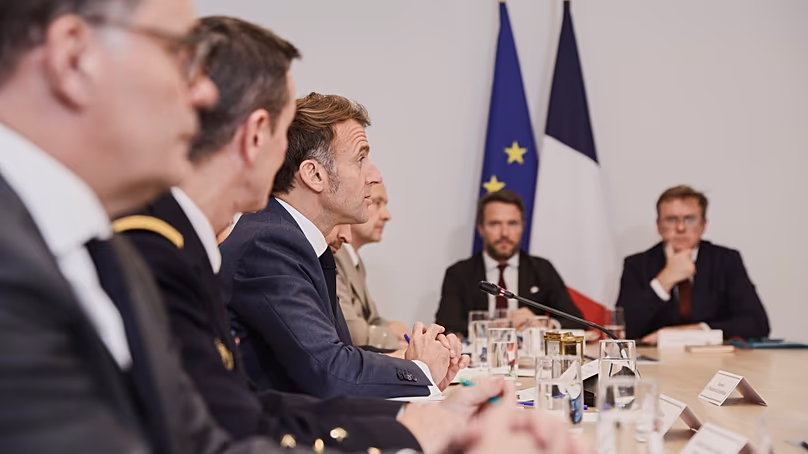 French President Emmanuel Macron.