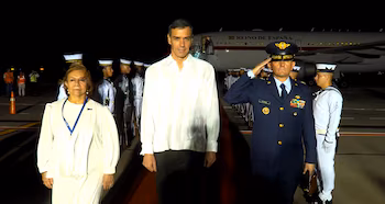 Pedro Sánchez llega a Colombia
