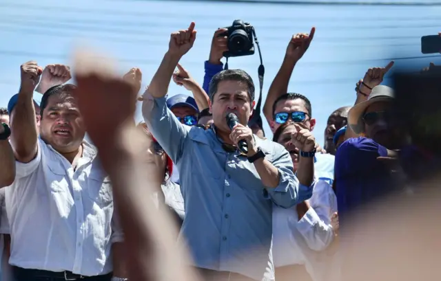 Hernández en un mitín en 2019.