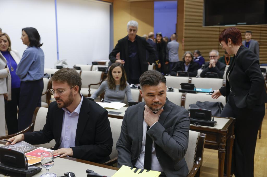 Gabriel Rufián, portavoz de ERC en el Congreso.