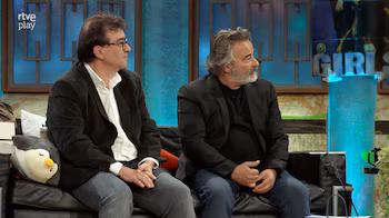 Javier Cercas y Eduard Fernández