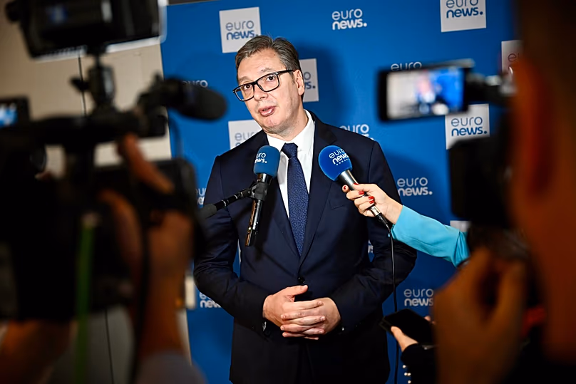 Serbia's President Aleksandar Vučić, Brussels, 4.11.2025
