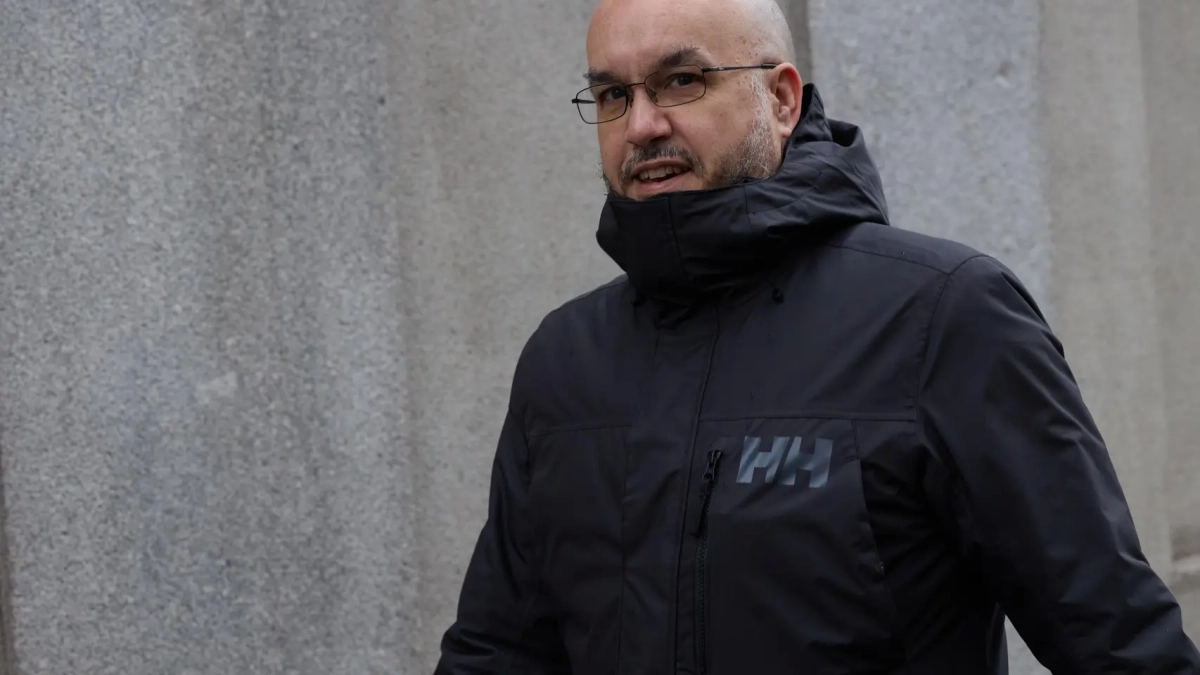 Carlos Moreno, a su llegada al Tribunal Supremo.