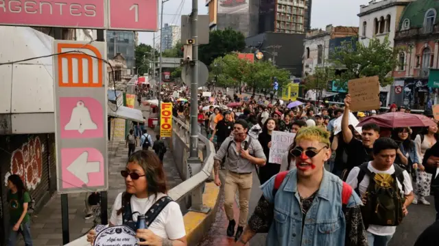 Protesta en México