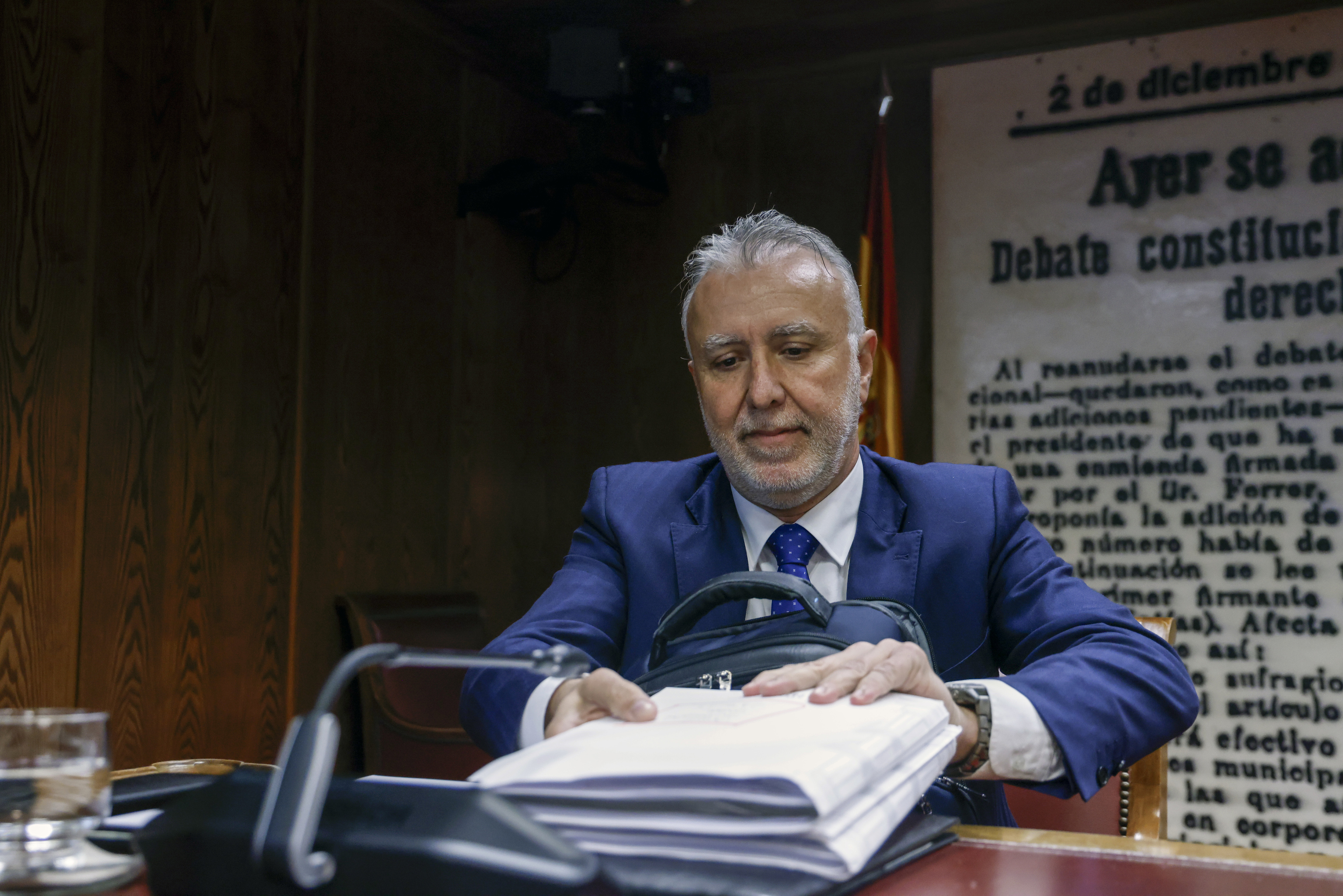 El expresidente de Canarias y ministro de Política Territorial, Ángel Víctor Torres.
