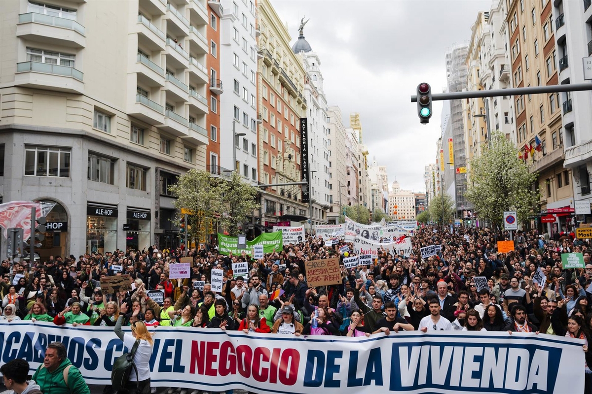 Manifestación por la vivienda en
