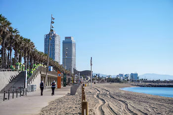 En Barcelona la temperatura máxima