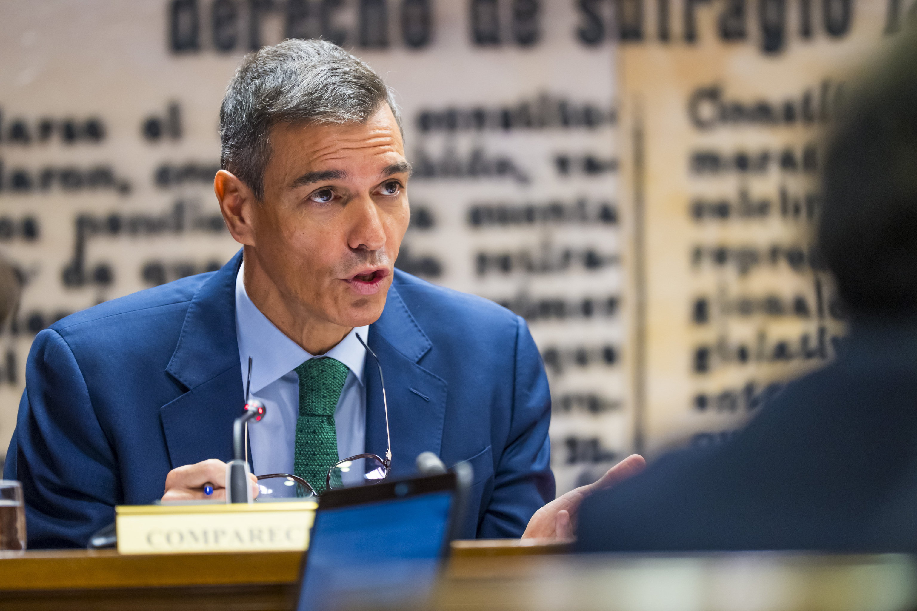 Pedro Sánchez, en su comparecencia ante la Comisión de Investigación del 'caso Koldo' en el Senado.