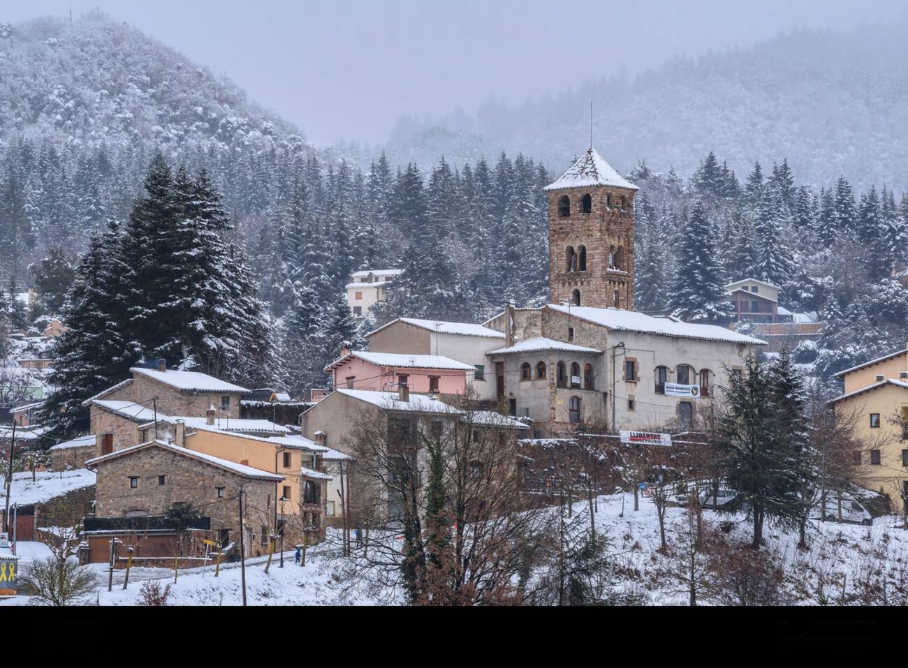 Foto: Imagen de Espinelves en invierno