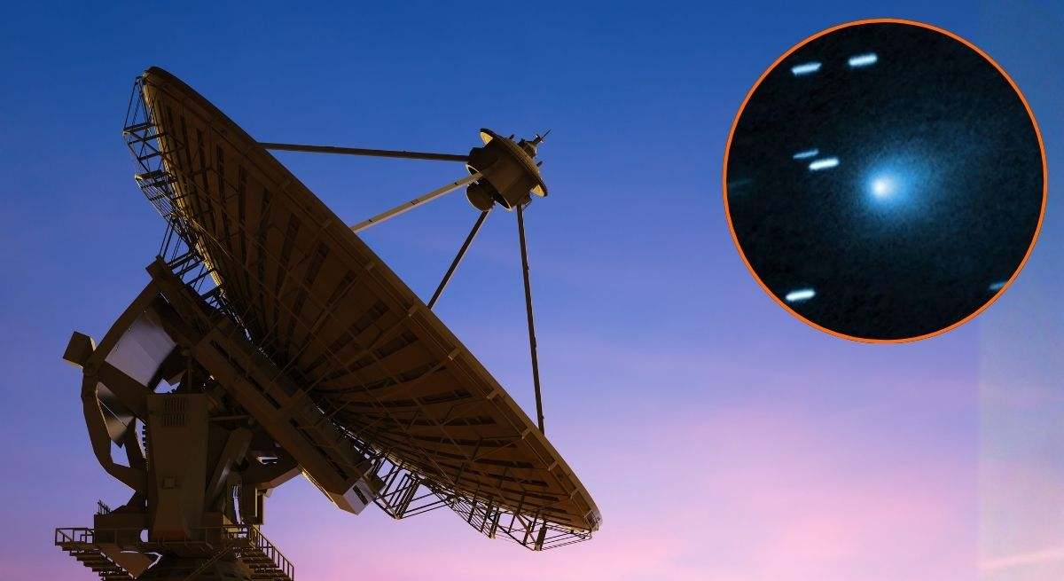 Un hecho histórico sin precedentes: científicos detectan una señal de radio emitida por el cometa 3l/ATLAS