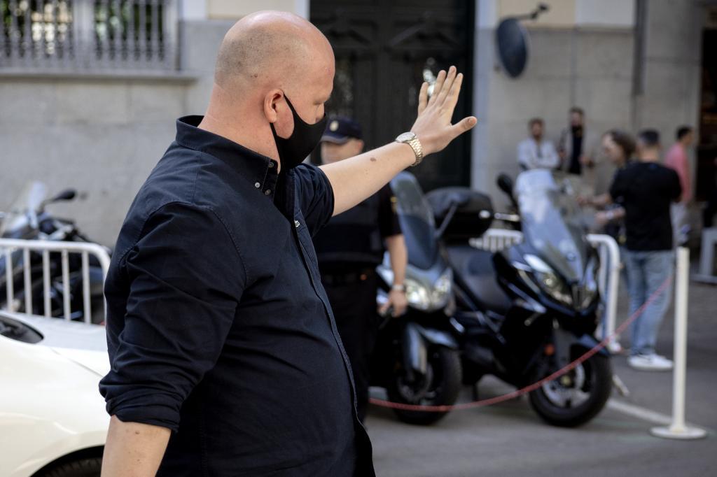 Álvaro Romillo, a su llegada al Tribunal Supremo el pasado julio.