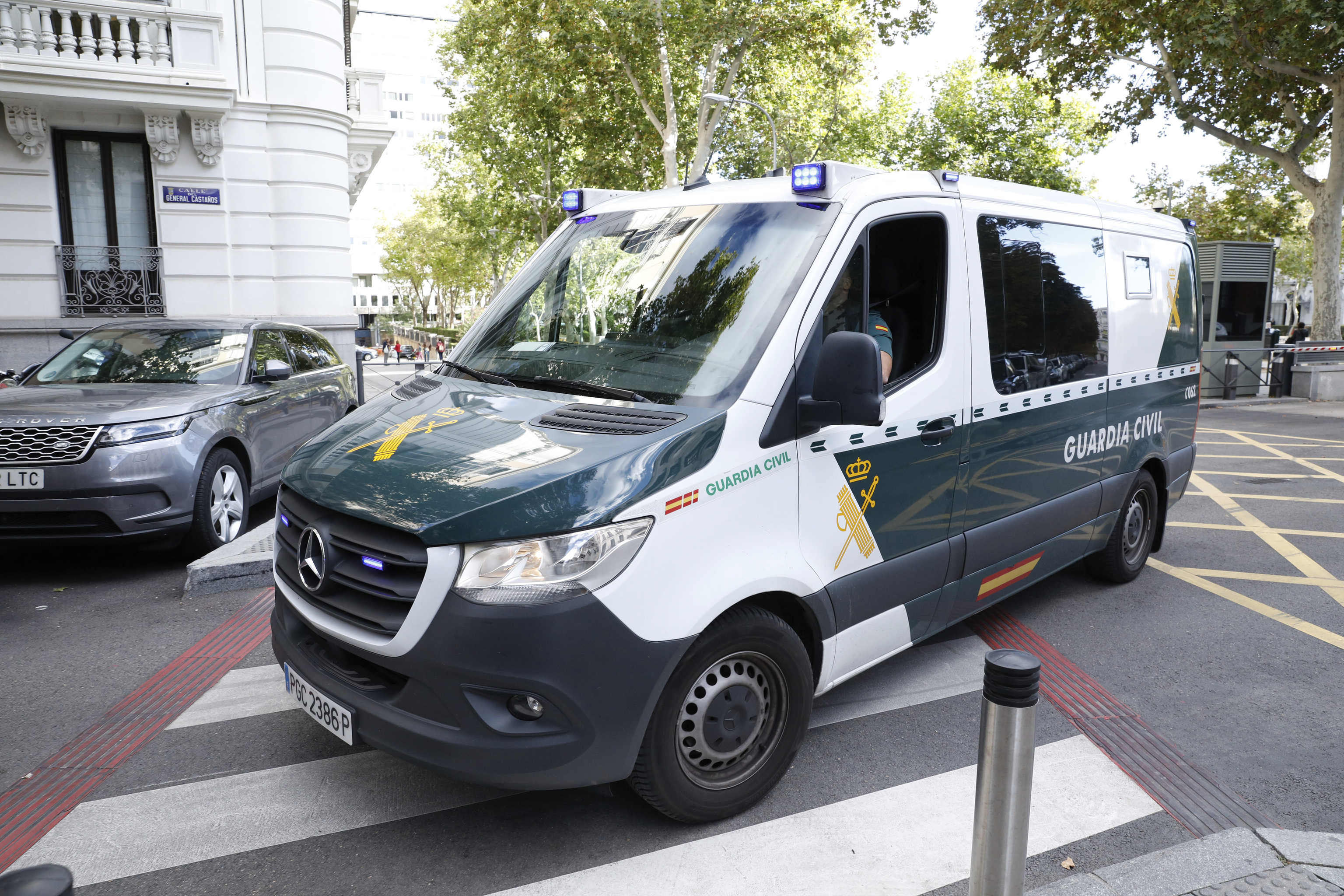 Fotografía de archivo de un coche de la Guardia Civil.