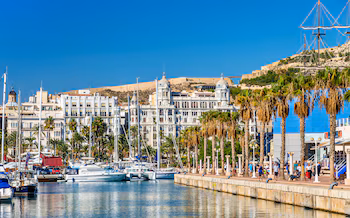 El paseo marítimo de Alicante
