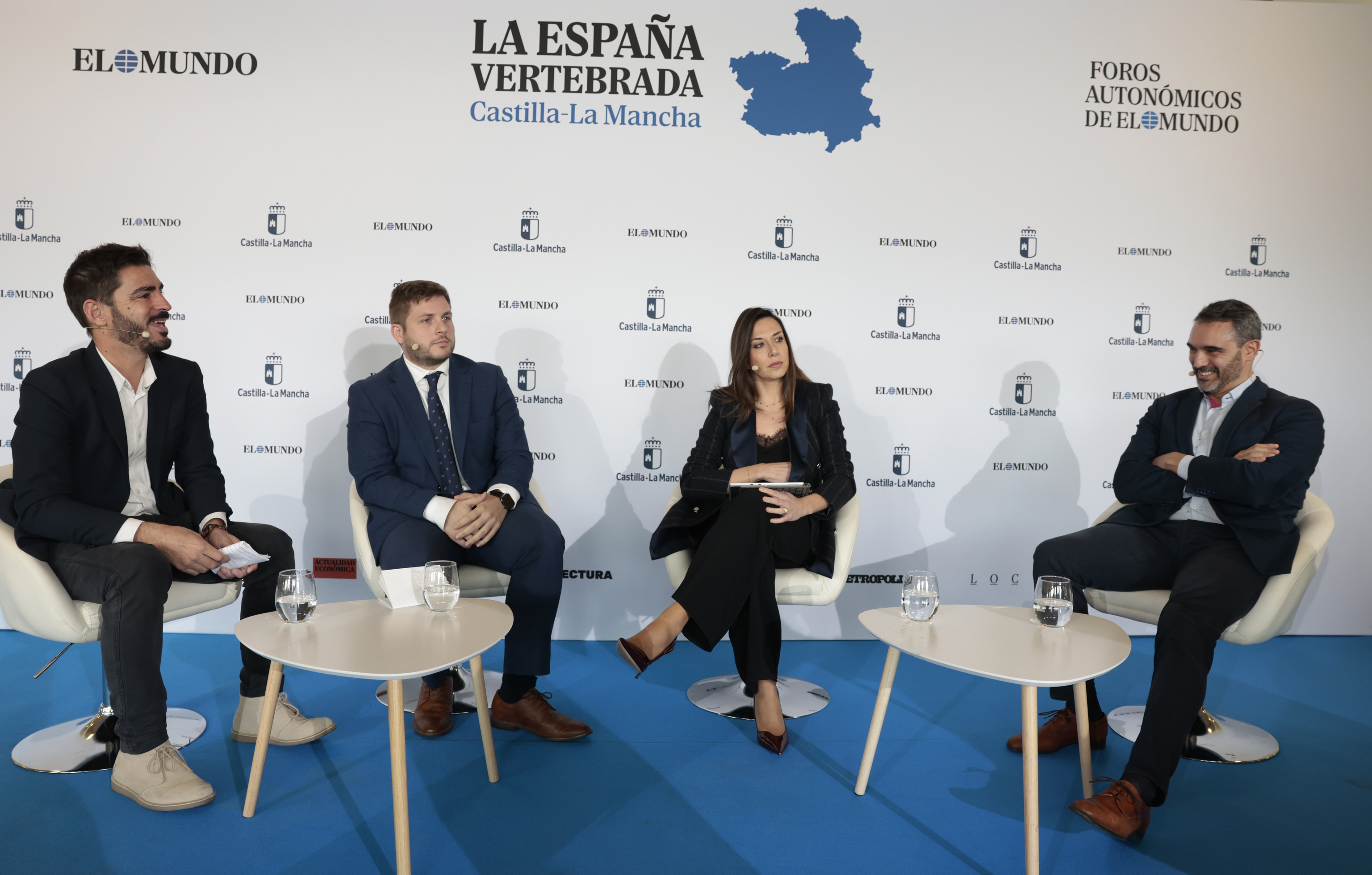 Juanma Lamet, Ignacio Hernando, Pilar Amores y Miguel Ángel González.