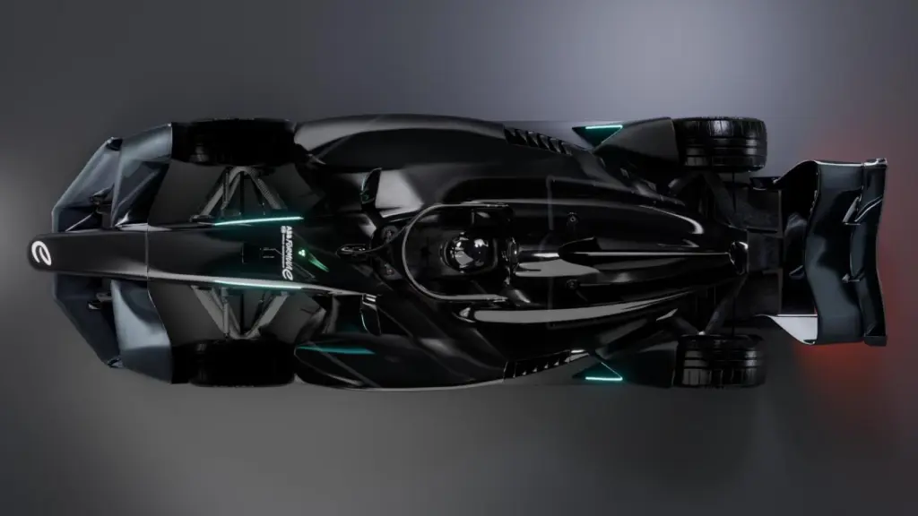 Imagen de estudio del GEN4, el nuevo monoplaza de la Fórmula E