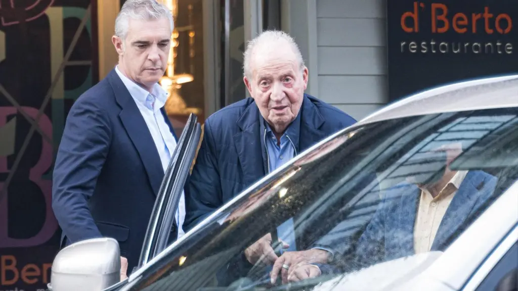 El rey emérito Juan Carlos I el pasado 5 de noviembre en O Grove, Pontevedra.