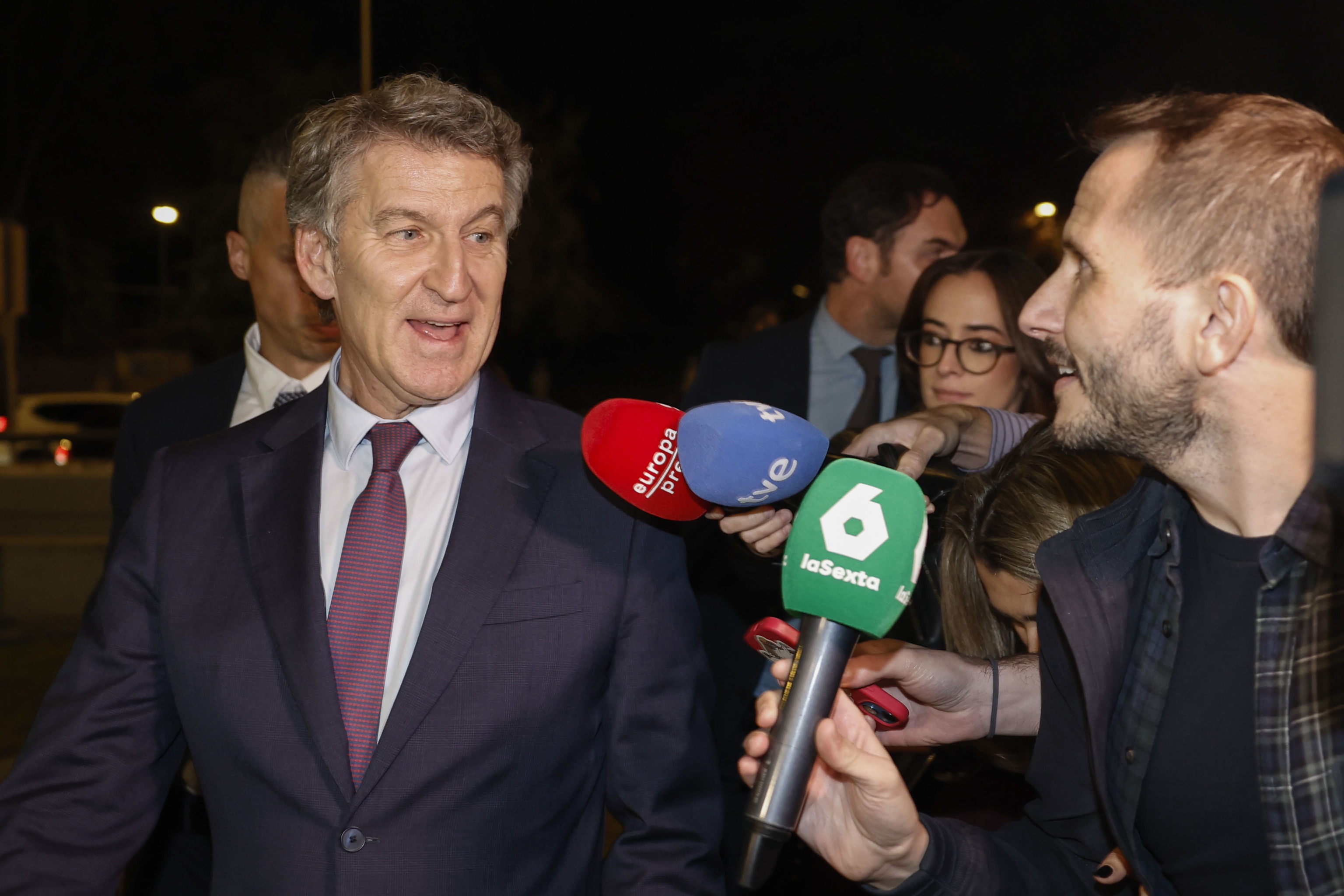 El presidente del pp, Alberto Núñez Feijóo.