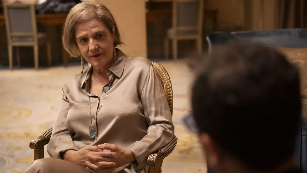 Pilar Rahola, en el salón Cugat del Hotel El Palace, de Barcelona, durante la entrevista con EL ESPAÑOL.