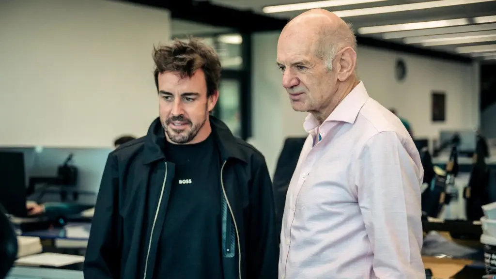 Adrian Newey, en su presentación con Aston Martin F1