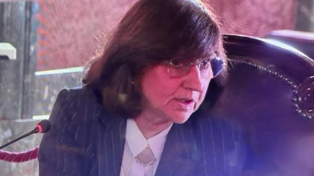 Almudena Lastra, fiscal superior de Madrid, durante su declaración.