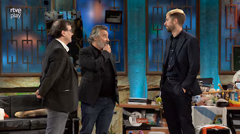 Javier Cercas y Eduard Fernández