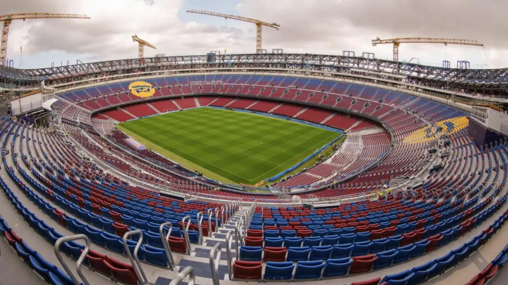 Estado actual del estadio Camp Nou