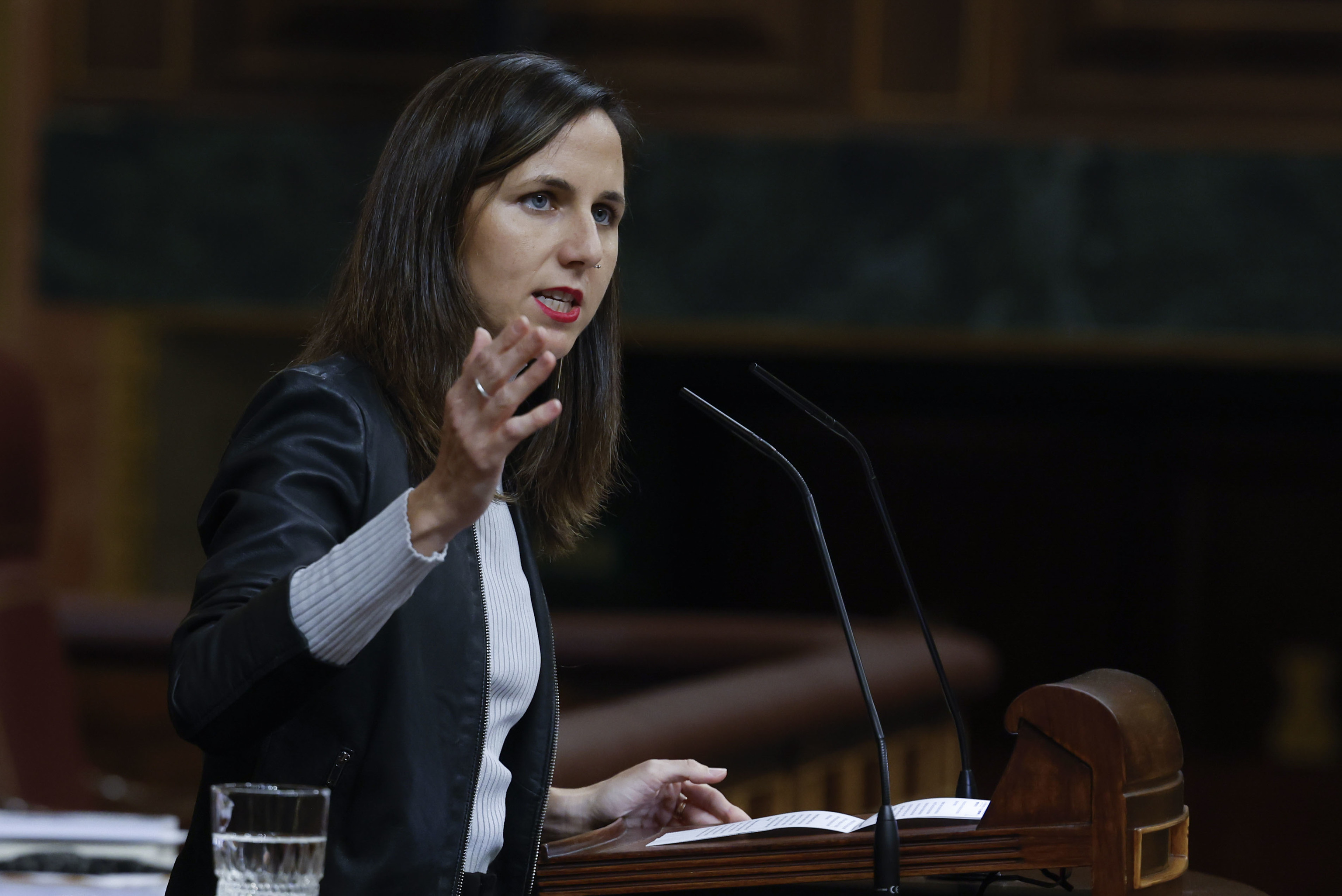 La líder de Podemos, Ione Belarra.