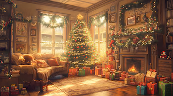 Algunas decoraciones navideñas pueden ser