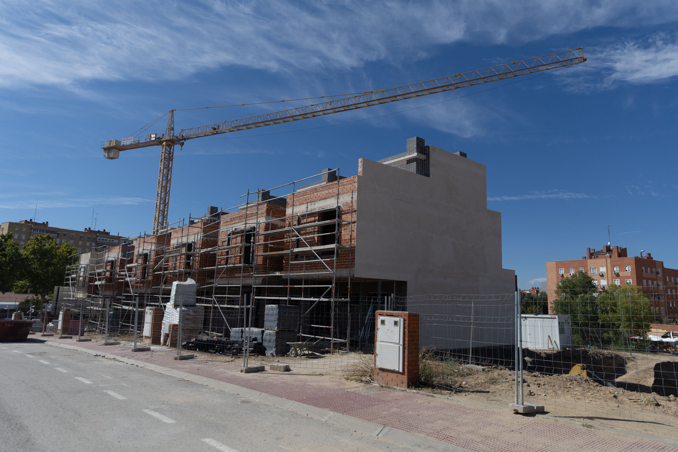 Foto: Las obras de vivienda nueva en Madrid. (Eduardo Parra/Europa Press)