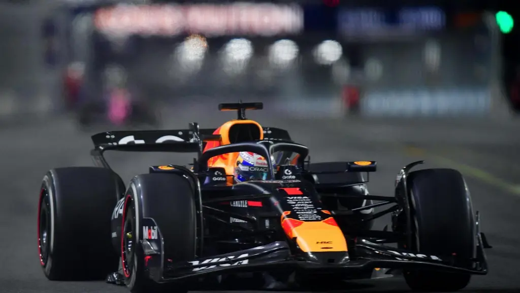 Max Verstappen, en su Red Bull.