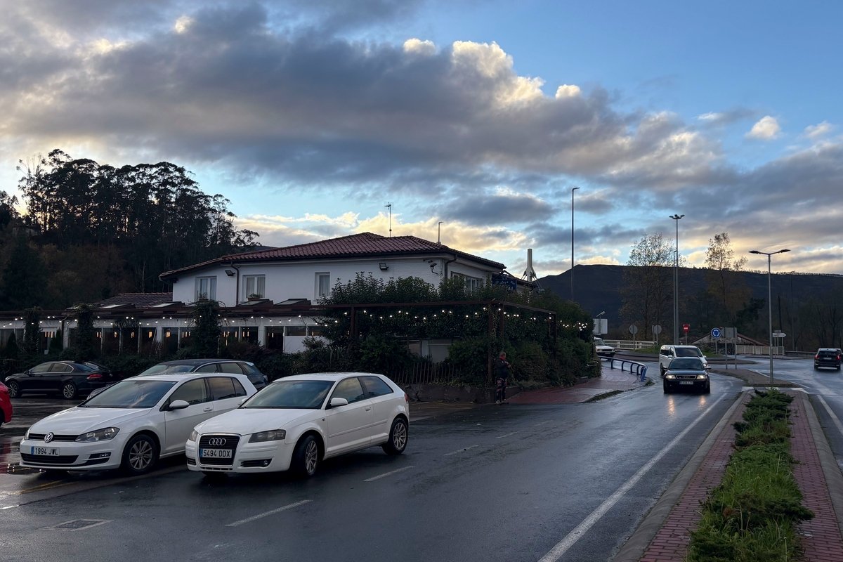 La zona del accidente de