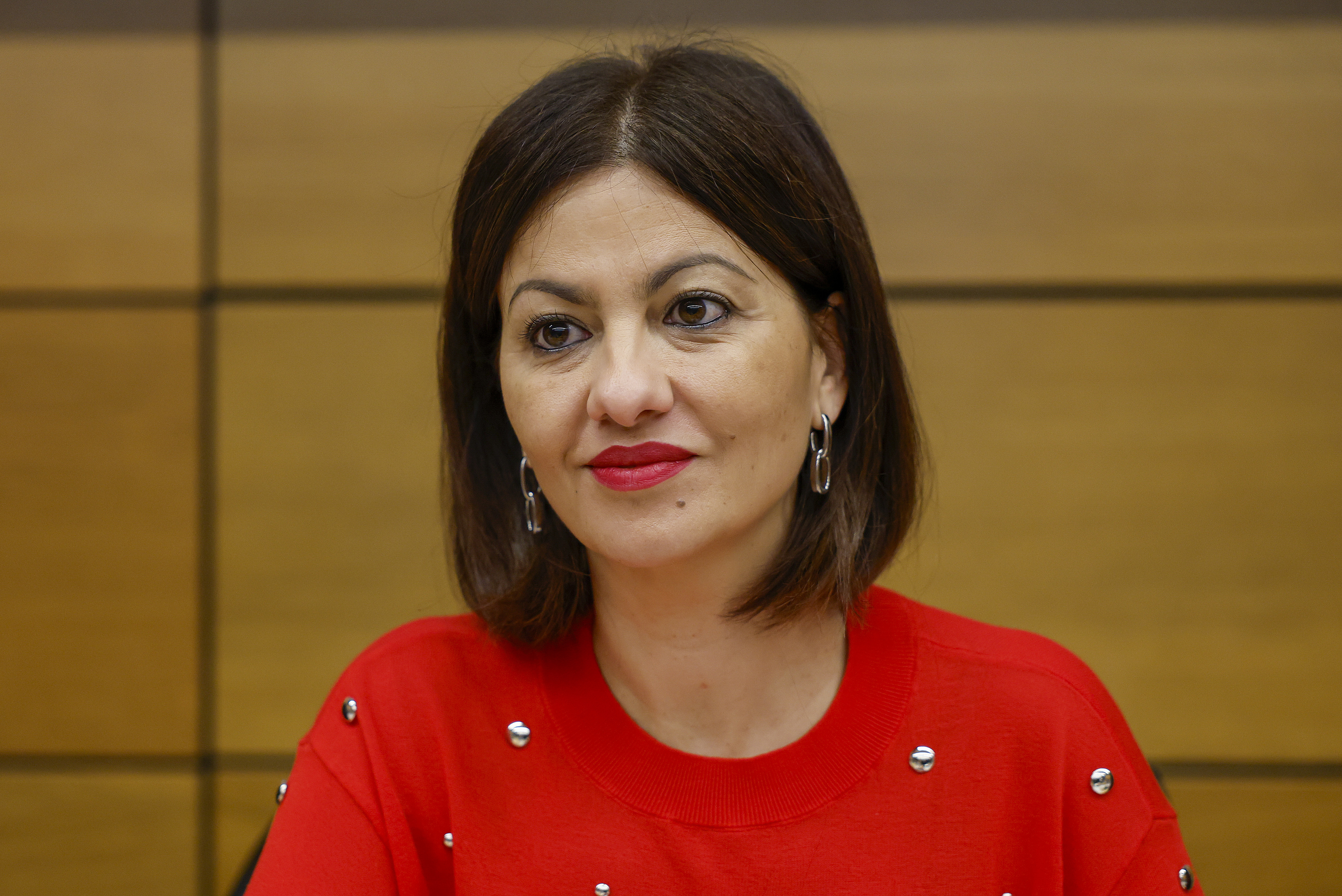 La ministra de Juventud e Infancia, Sira Rego, en la Conferencia Sectorial.