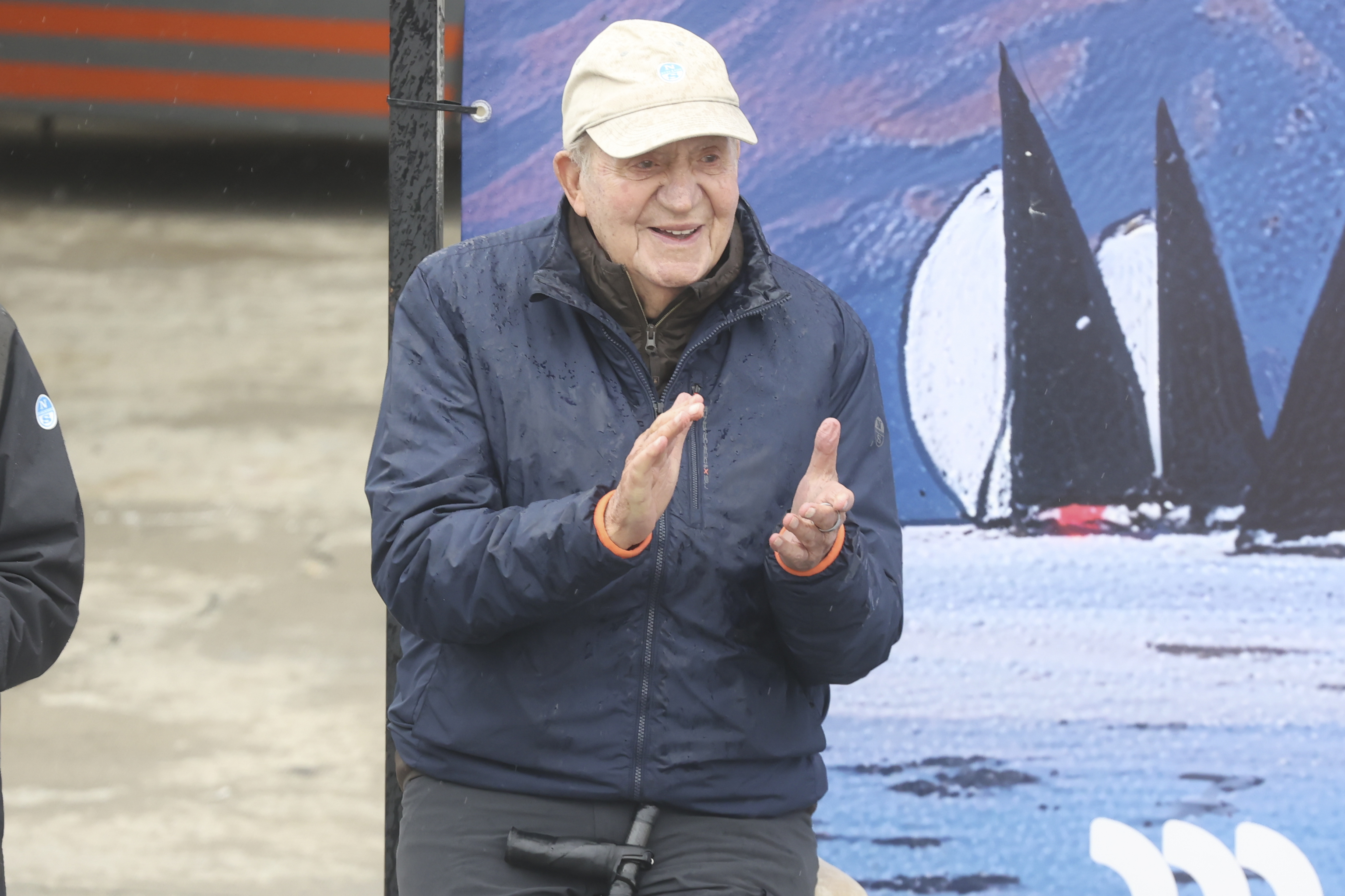 El Rey Juan Carlos, en su última visita a España.
