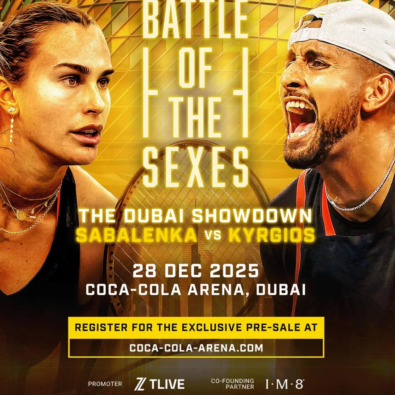 Cartel del Sabalenka - Kyrgios.