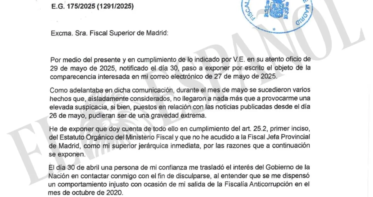 La denuncia del fiscal Stampa.