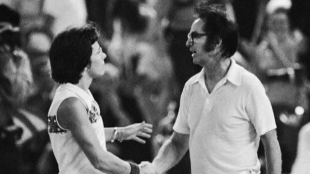 Billie Jean King y Bobby Riggs, en la 'Batalla de los Sexos'