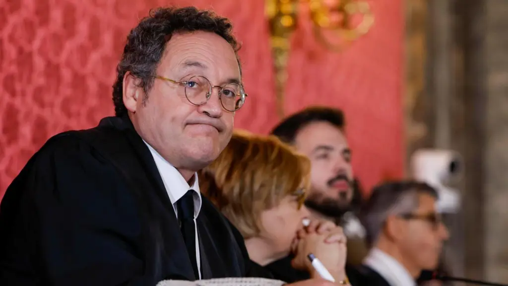 Álvaro García Ortiz, durante el juicio.