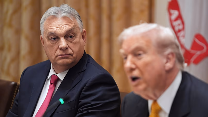 Vitkor Orban and Donald Trump.