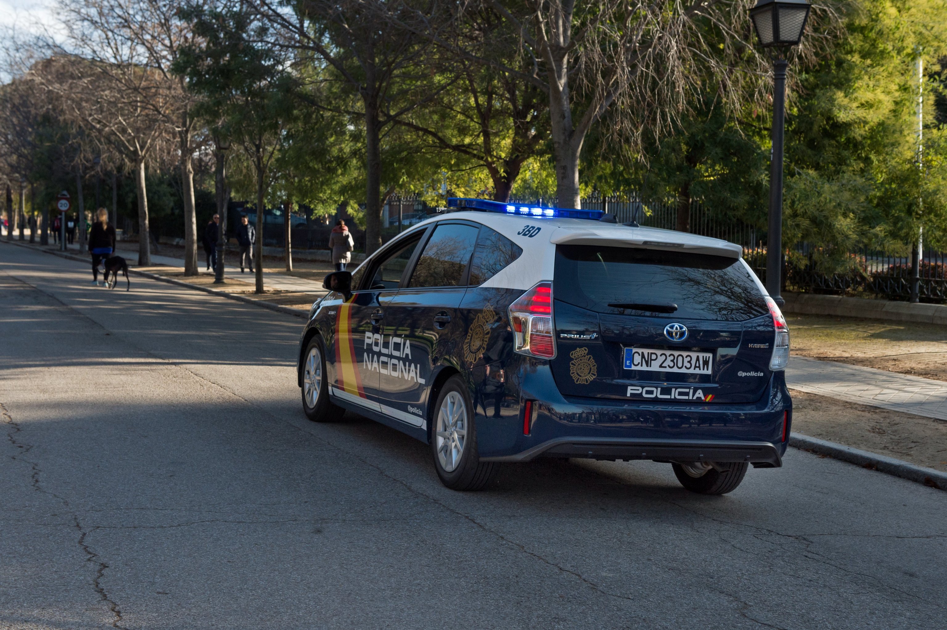 Un coche de la Policía Nacional.