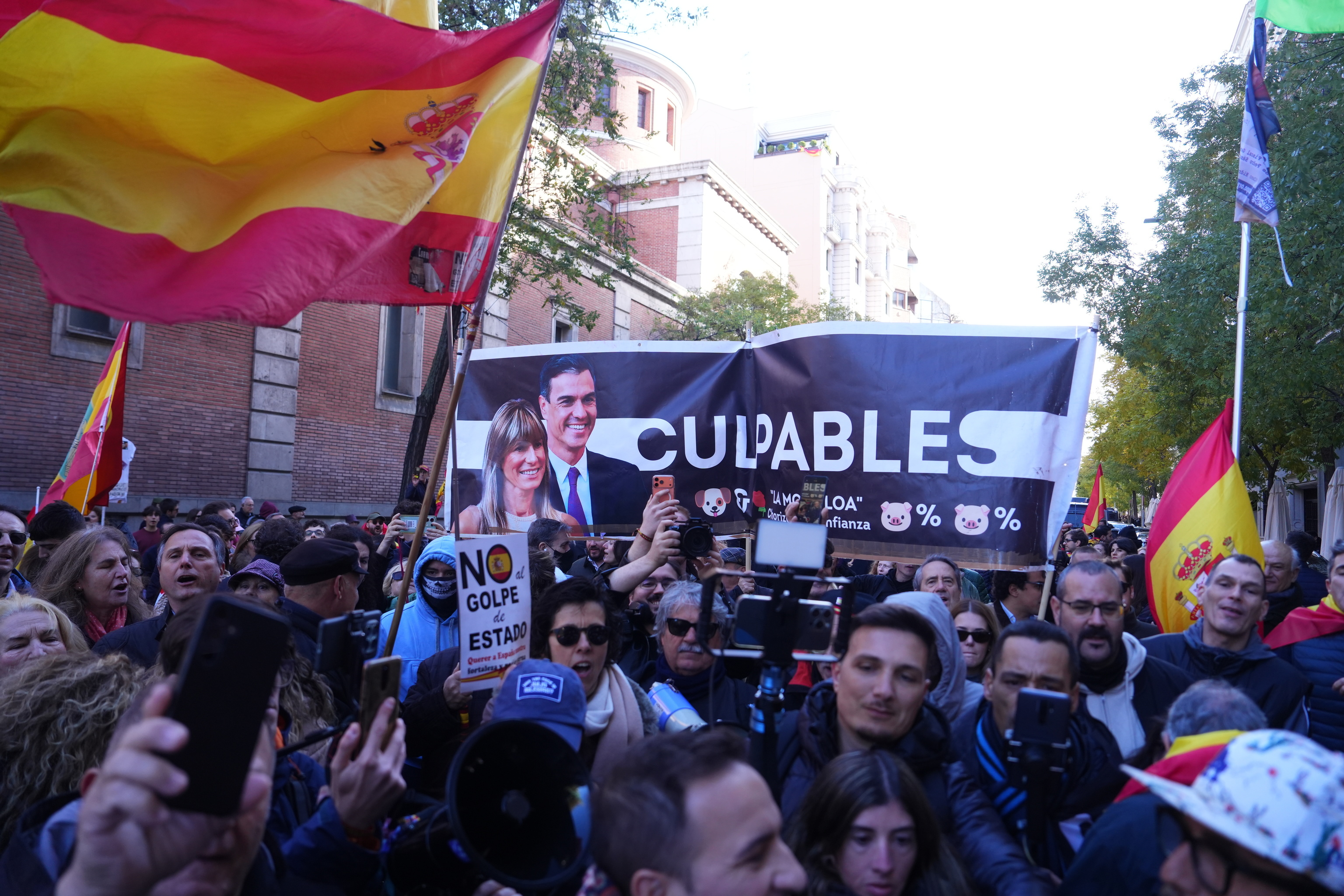 Concentración convocada por Revuelta, el 30 de noviembre en Madrid
