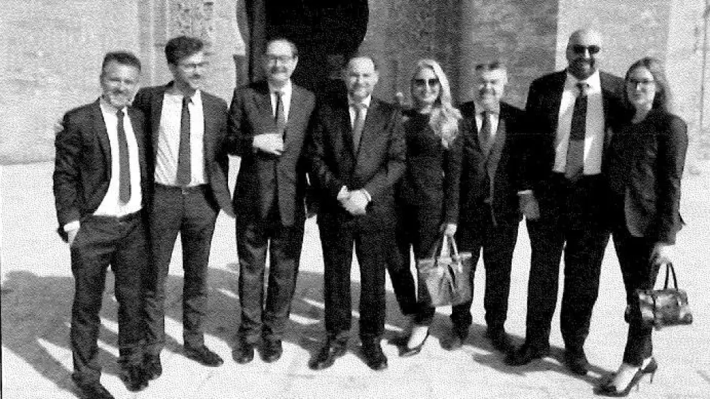 Foto de Cerdán y Ábalos en Marruecos.