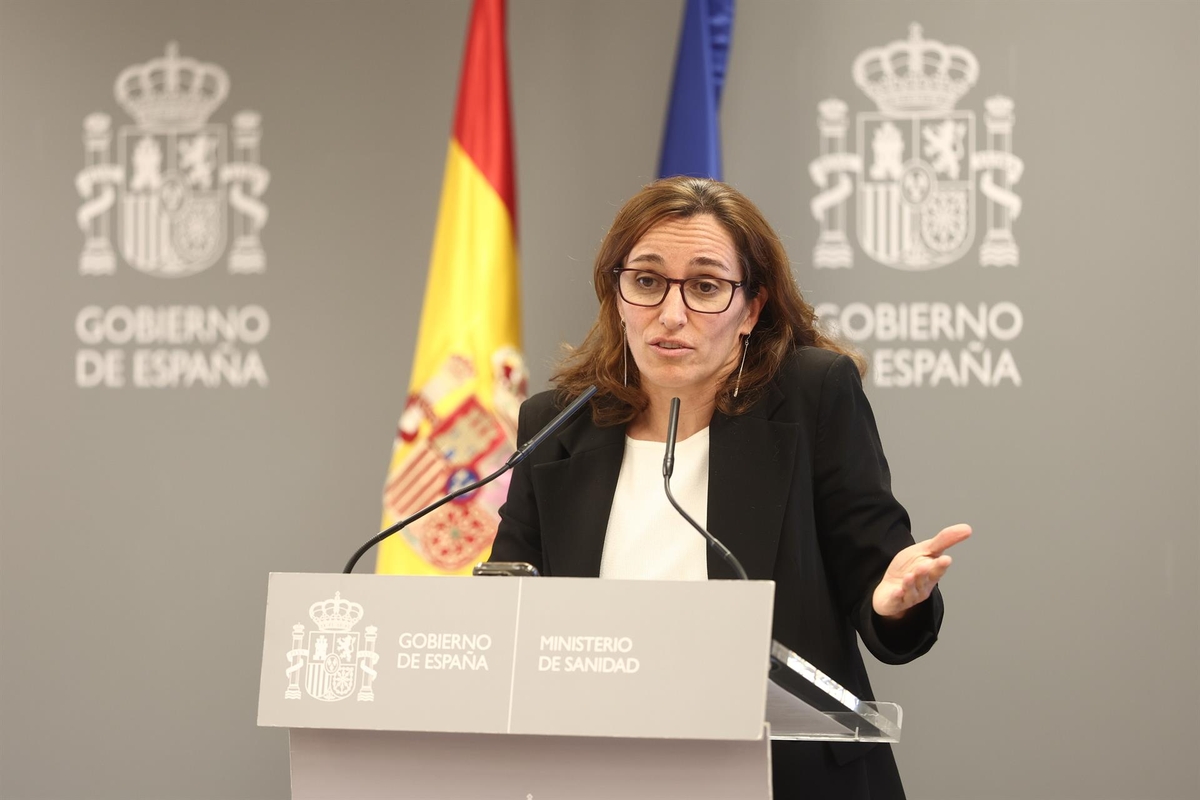 La ministra de Sanidad, Mónica