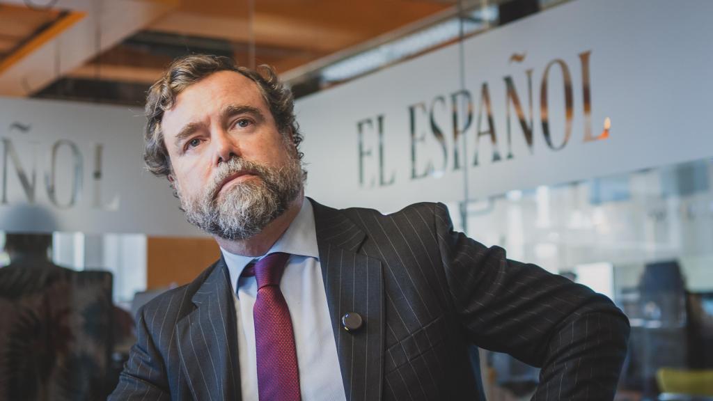 Iván Espinosa de los Monteros, durante su entrevista en EL ESPAÑOL.