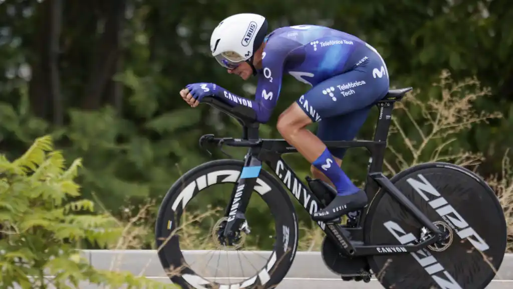 Enric Mas durante La Vuelta